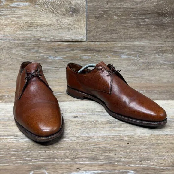 Allen Edmonds Lambert Brown Grained Leather Oxford Shoes Men's Size 11 - Picture 8 of 9